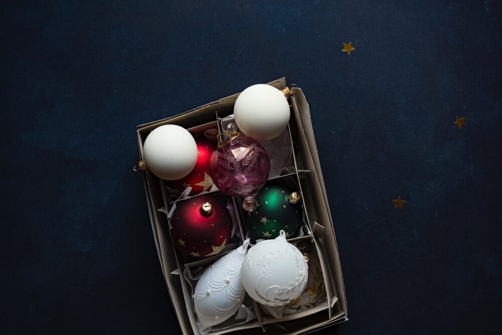 christmas ornament storage