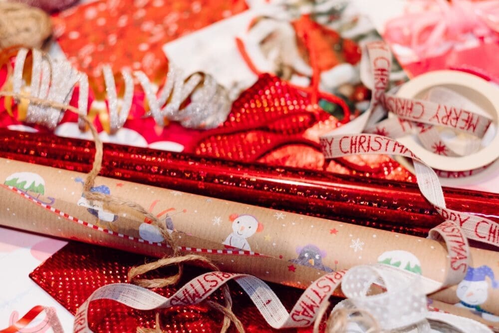 wrapping paper storage tips