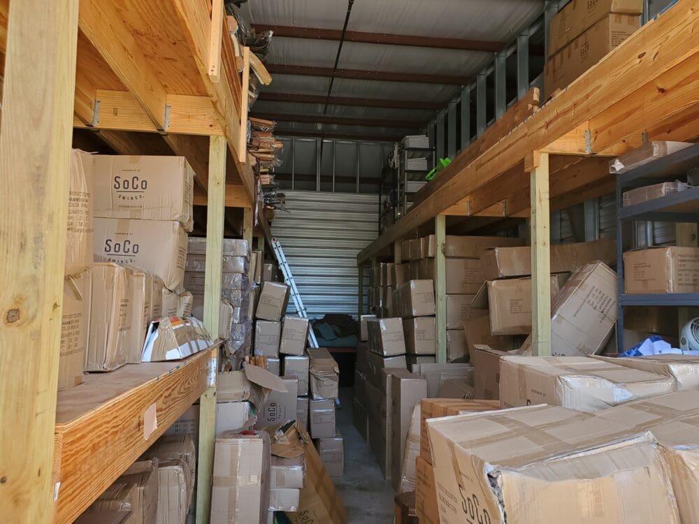Inventory in Morningstar Storage Unit